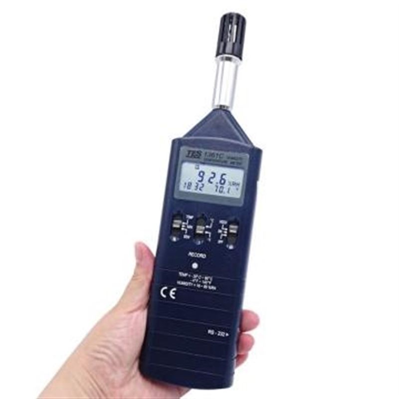 TES-1361泰仕记忆式温湿度表