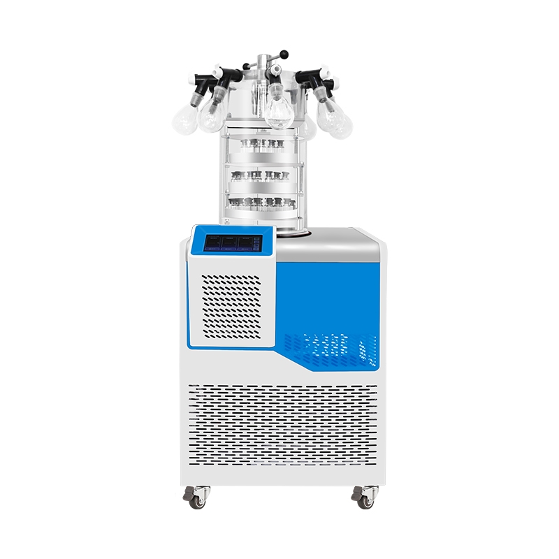 沪析HXLG-12-50DG多歧管压盖型立式冻干机