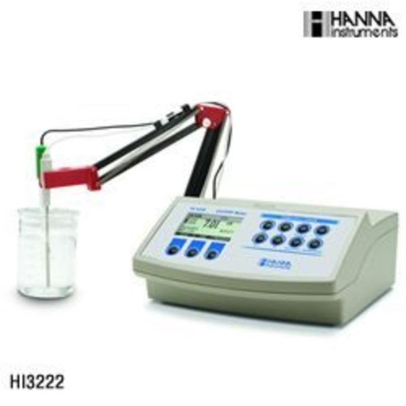 哈纳HI3222实验室pH/ISE/温度测定仪